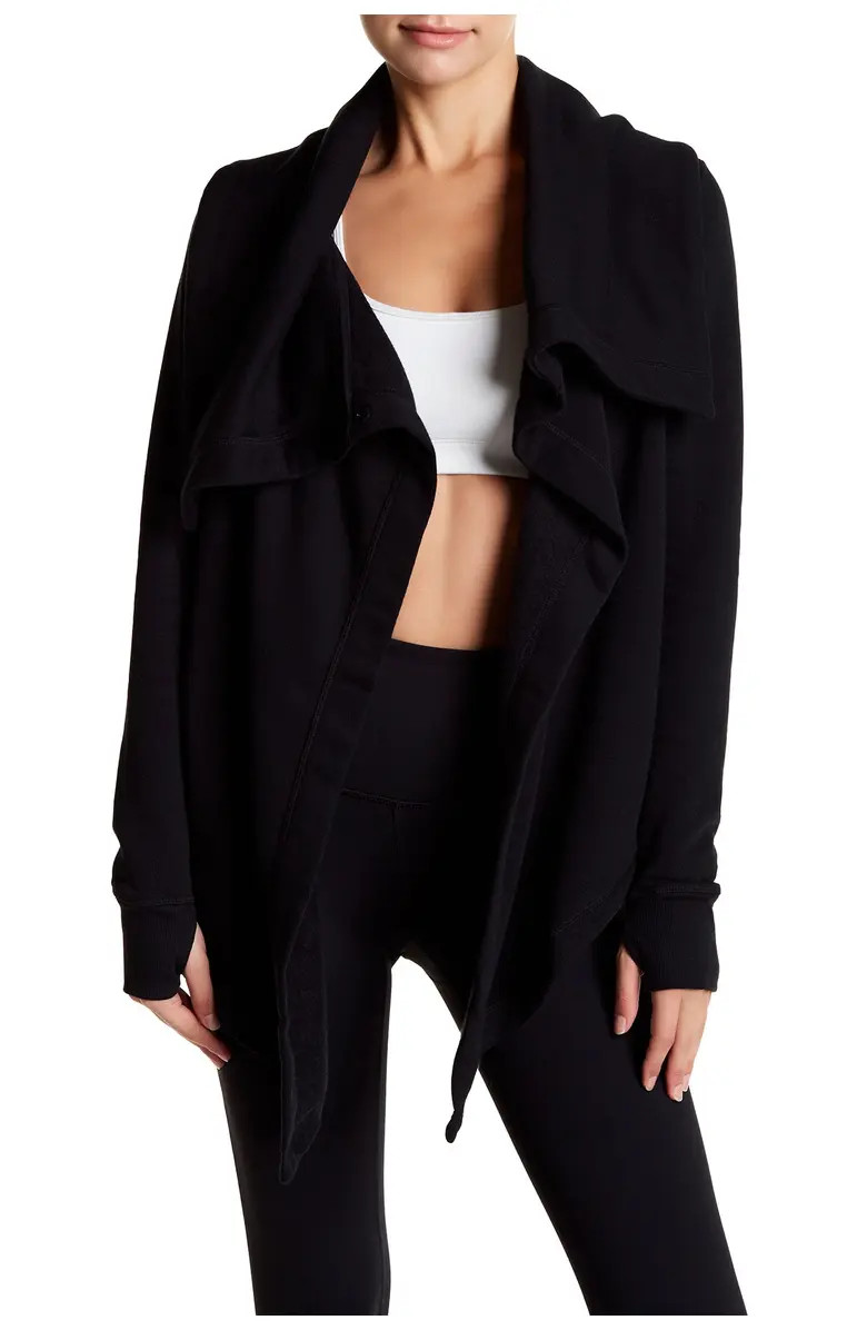 Z by Zella Shooting Star Drape Collar Cardigan | Nordstromrack | Nordstrom Rack