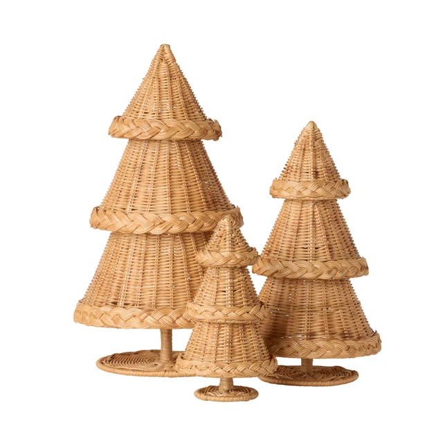 Wicker Christmas Trees - Set of 3
                  
 {"averageRating":"0","reviewCount":0} | Cailini Coastal