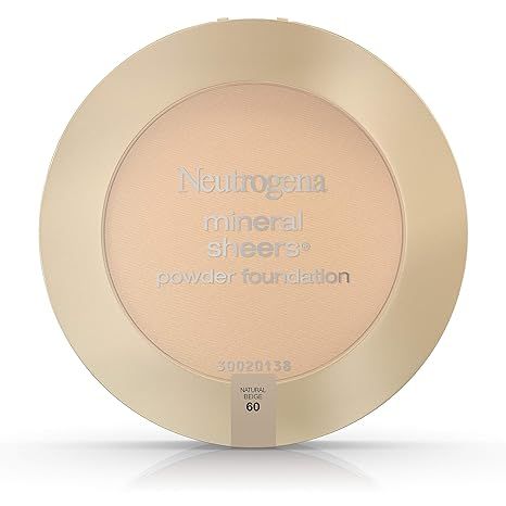 Neutrogena Mineral Sheers Powder Foundation, Natural Beige 60, 0.34 Ounce | Amazon (US)