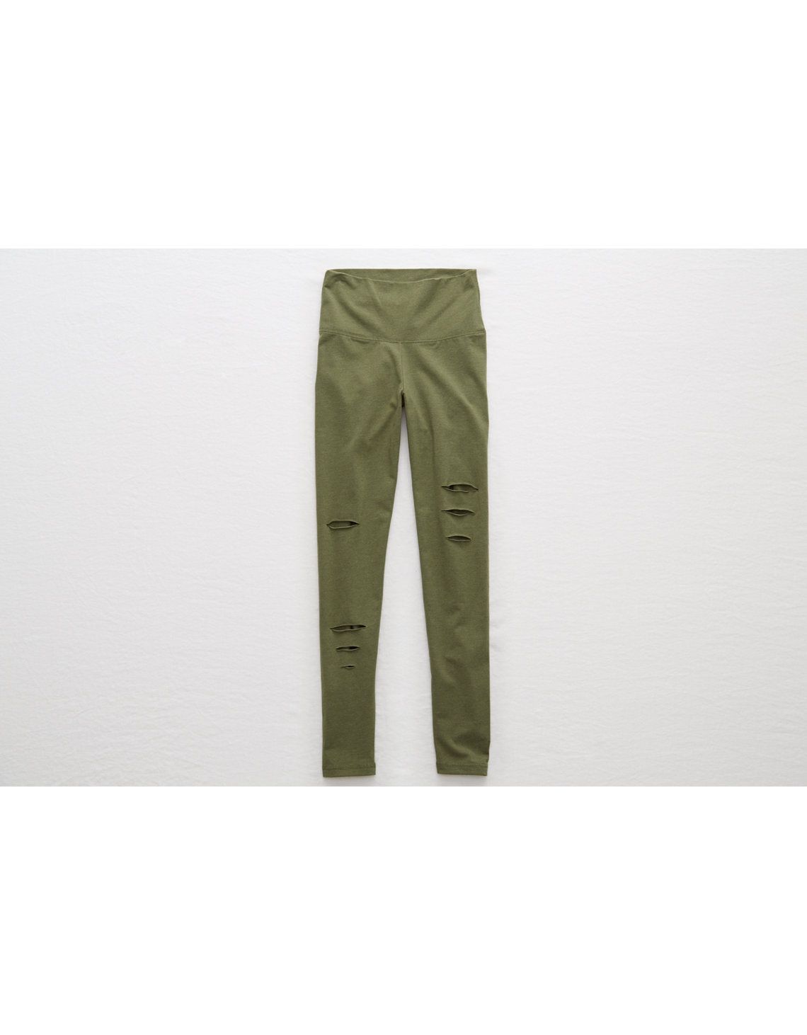 Aerie Chill High Waisted Legging, Olive Fun | American Eagle Outfitters (US & CA)