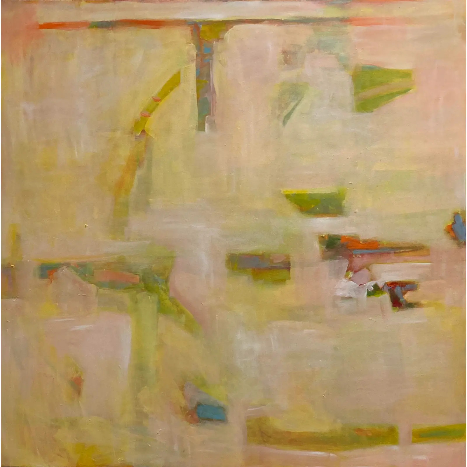 "Subtraction #4" Contemporary Original Modern Abstract Acrylic Painting by Nicki Beiderman | Chairish