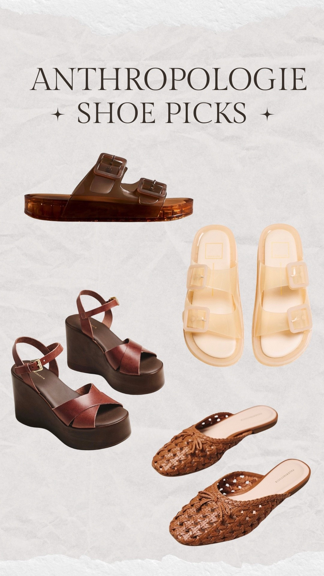 My @Anthropologie top shoe picks at the moment! 🙌🏼 loving a brown shoe moment right now. 

#LTKootd #LTKSpringSale #LTKmomlife