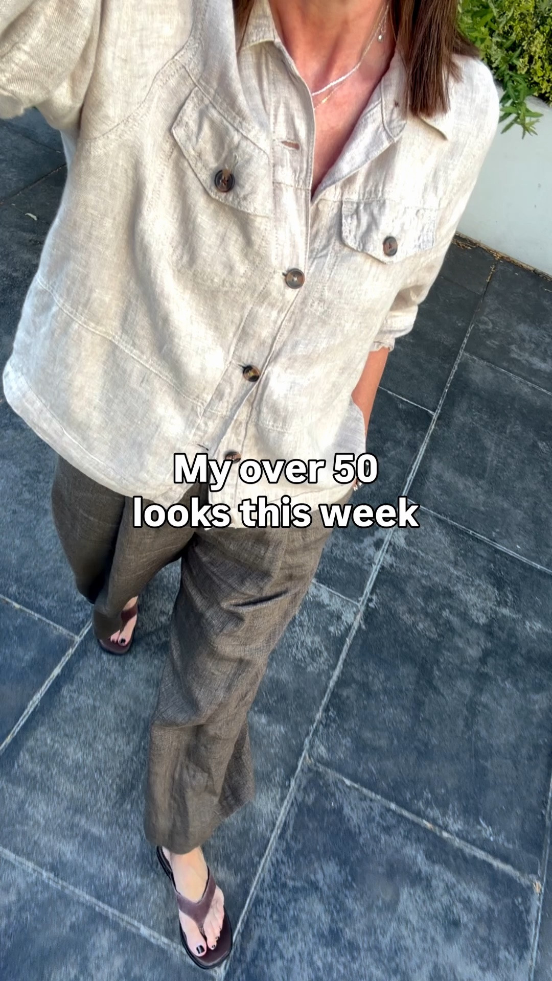 A few of my looks this week. 

This linen jacket is so useful and is worn on repeat, the fabulous melange trousers are now on sale, the linen shirt with the best shape and my new off the shoulder top for a simple evening look. 

You’ll have seen most of these before as I pick pieces that can be styled in multiple ways with loads of different items. 
Thinking of many ways to wear is the basis of a wardrobe that gives you options, not limitations.

Linen jacket - size 10
Melange trousers - size 10
Linen shirt - size small
Cream top - size 12
Black trousers - size 38
Linen popover - size small

#LTKsummer #LTKstyletip #LTKover50style