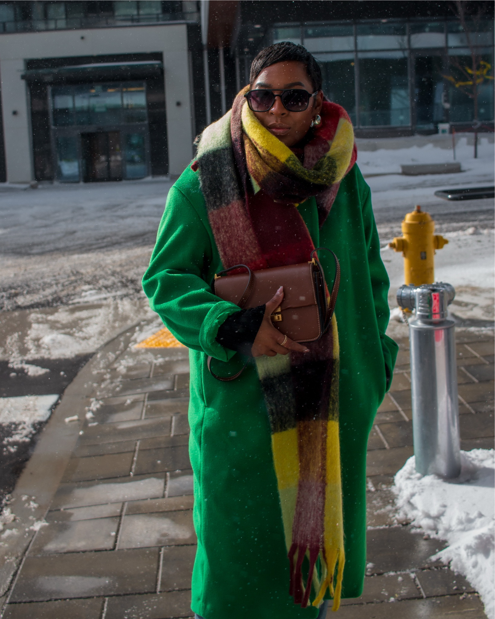 Colorful scarves all winter long! 
I purchased two scarves to achieve this full and oversized look 

#LTKSeasonal #LTKFindsUnder50 #LTKSaleAlert