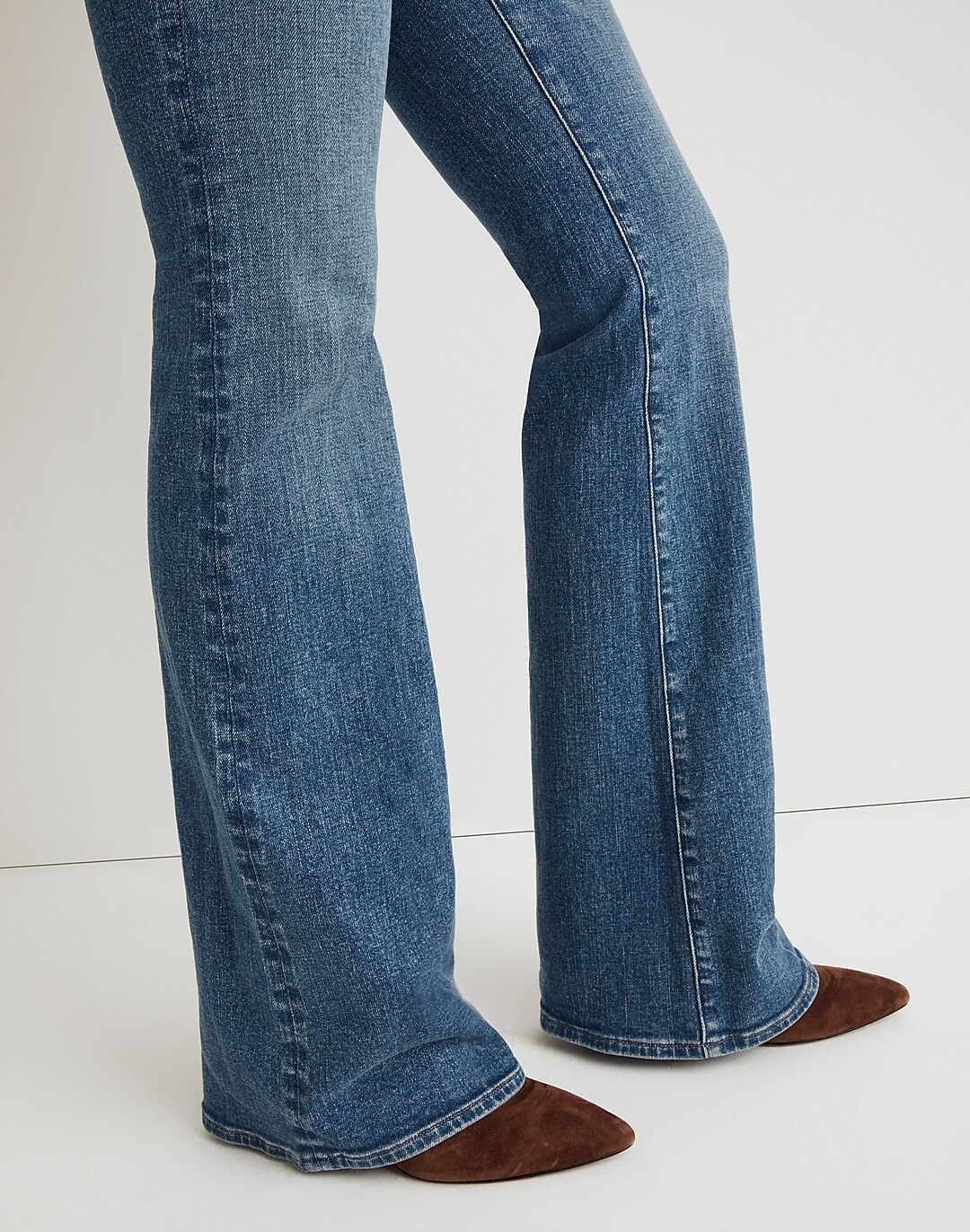 Skinny Flare Jeans in Calvino Wash: Crease Edition | Madewell