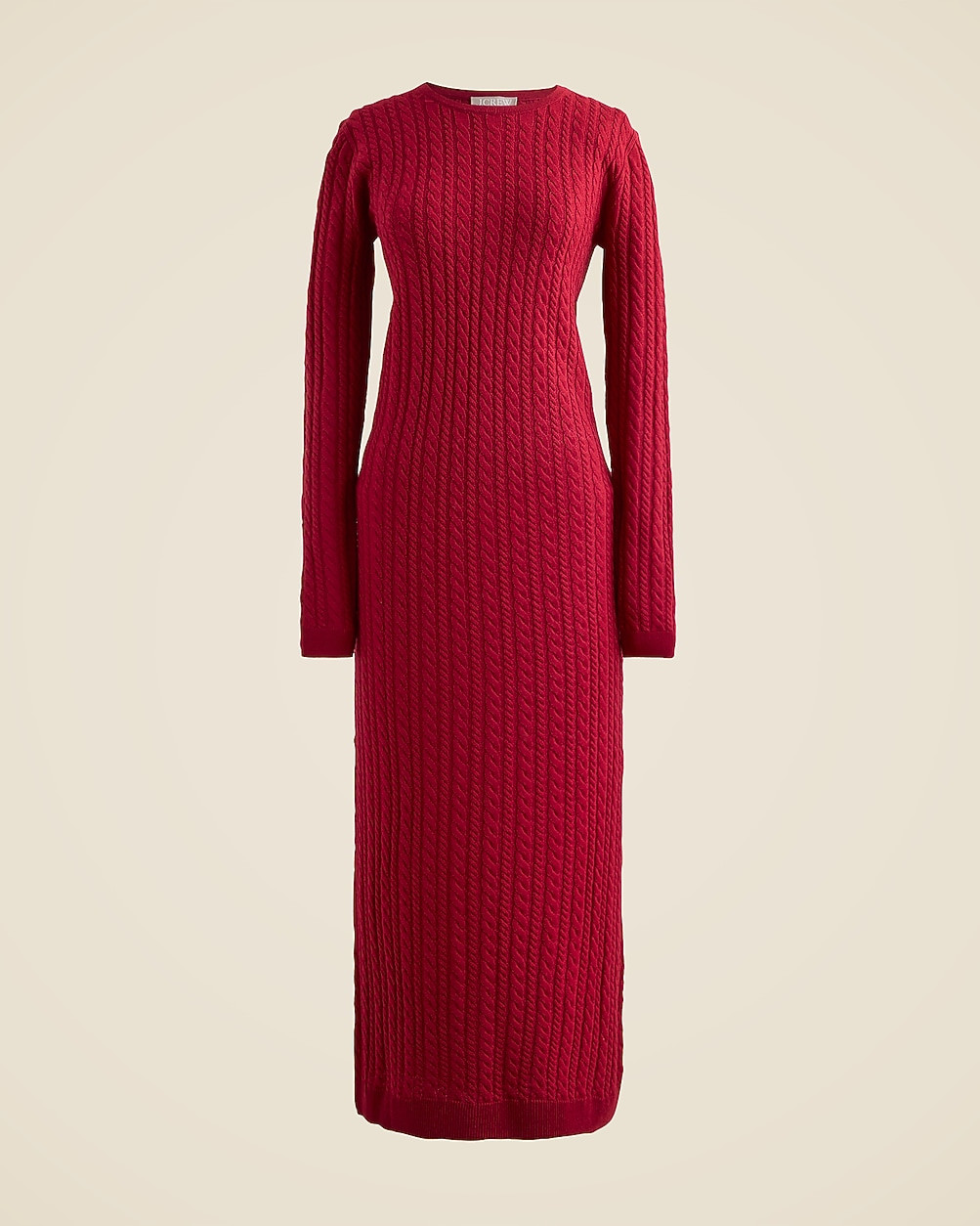 Cable-knit sweater-dress in merino wool | J. Crew US