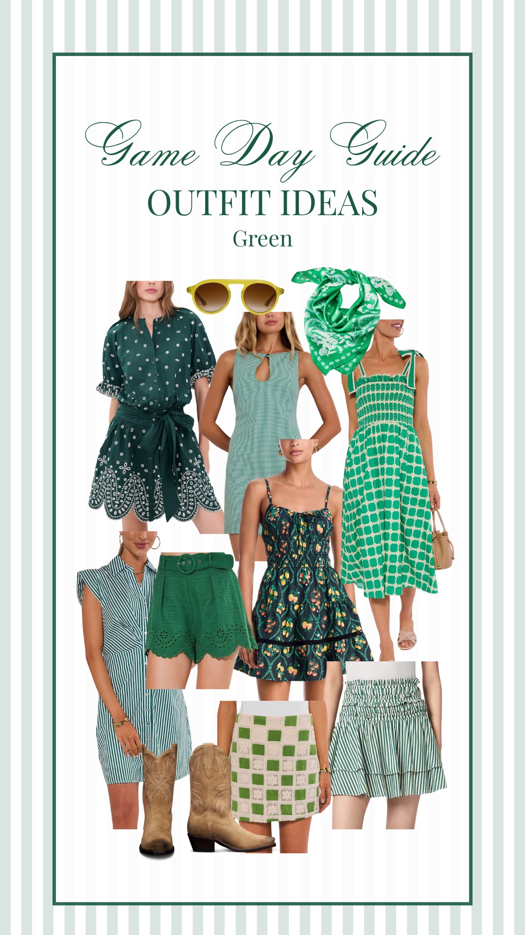 Green Football Game Day outfit ideas!

Game day outfit // football game outfits