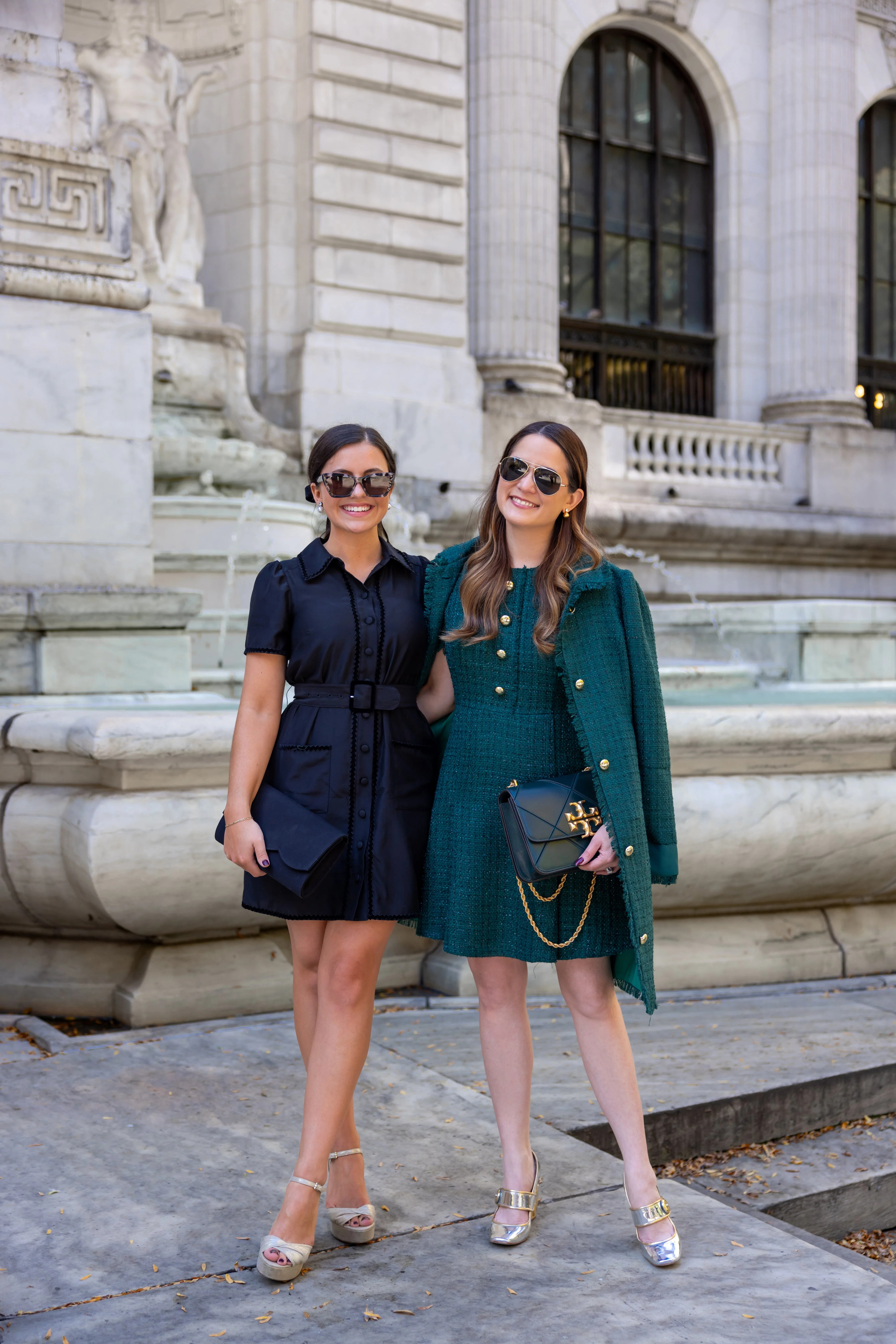 Emerald Dylan Tweed Dress | Sail to Sable