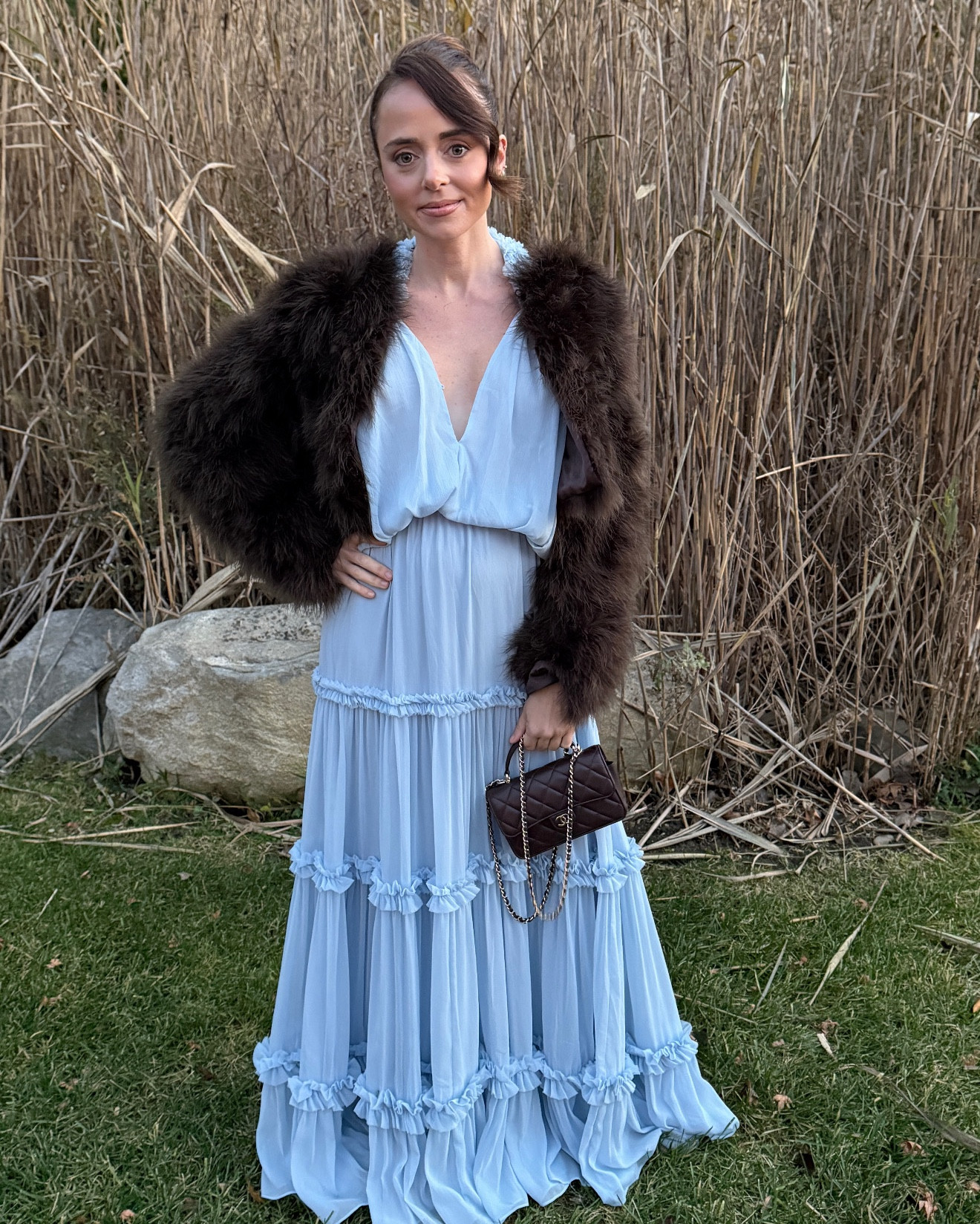 The perfect powdery blue guest of wedding look ✨

#ootd 
#dress
#weddingguest 
#formal 

#LTKHoliday #LTKootd #LTKPetite