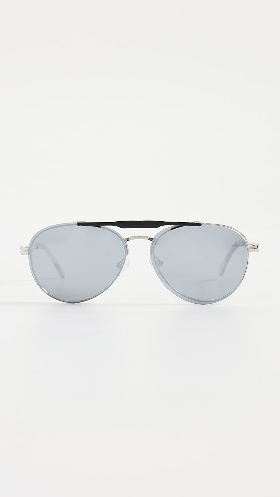 Cleofis Silver Metal Sunglasses | Shopbop
