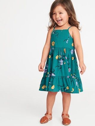 Tiered Floral-Print Cami Dress for Toddler Girls | Old Navy US