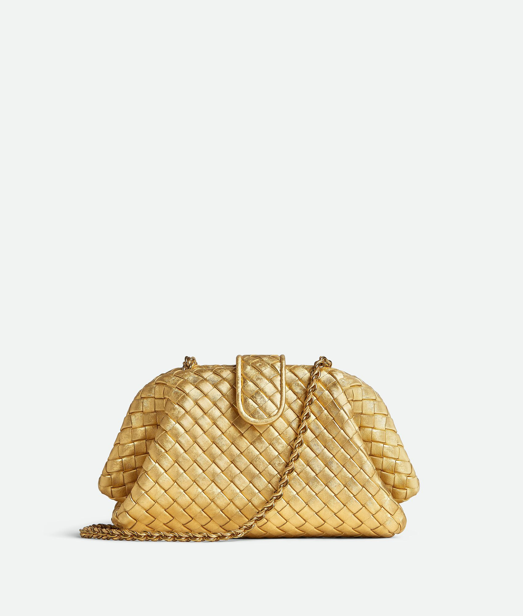 Women's Small Lauren 1980 in Gold | Bottega Veneta GB | Bottega Veneta