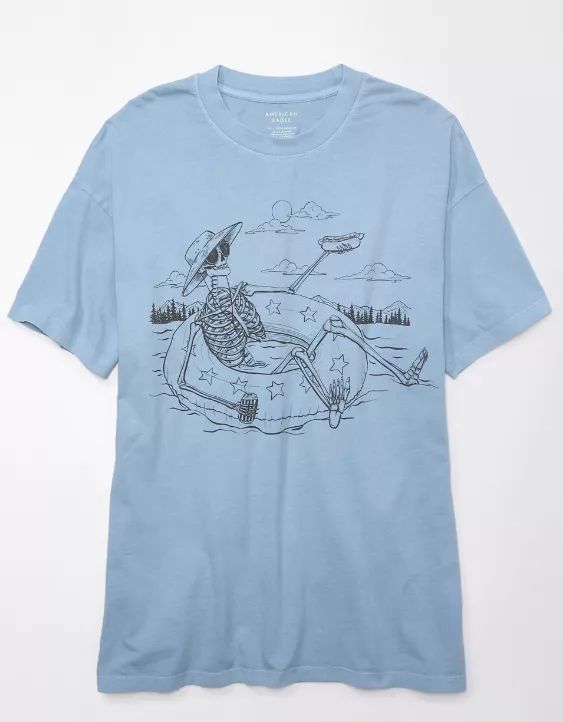 AE Oversized Fourth Of July Graphic T-Shirt | American Eagle Outfitters (US & CA)