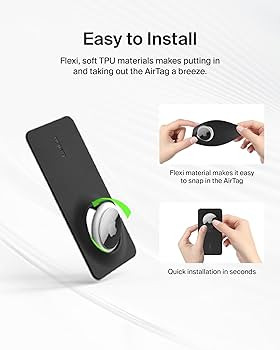 Belkin Apple AirTag Secure Wallet Insert, Thin AirTag Wallet Holder, Accessories for Apple AirTag... | Amazon (US)