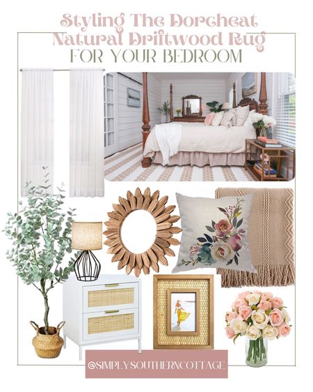 Styling the doorcheat natural driftwood rug for you bedroom!

Area rug, bedroom rug, living room rug, curtains, faux plant, fake tree, olive tree, wall mirror, picture frame, nightstand, throw pillow, throw blanket

#LTKstyletip #LTKhome #LTKSeasonal