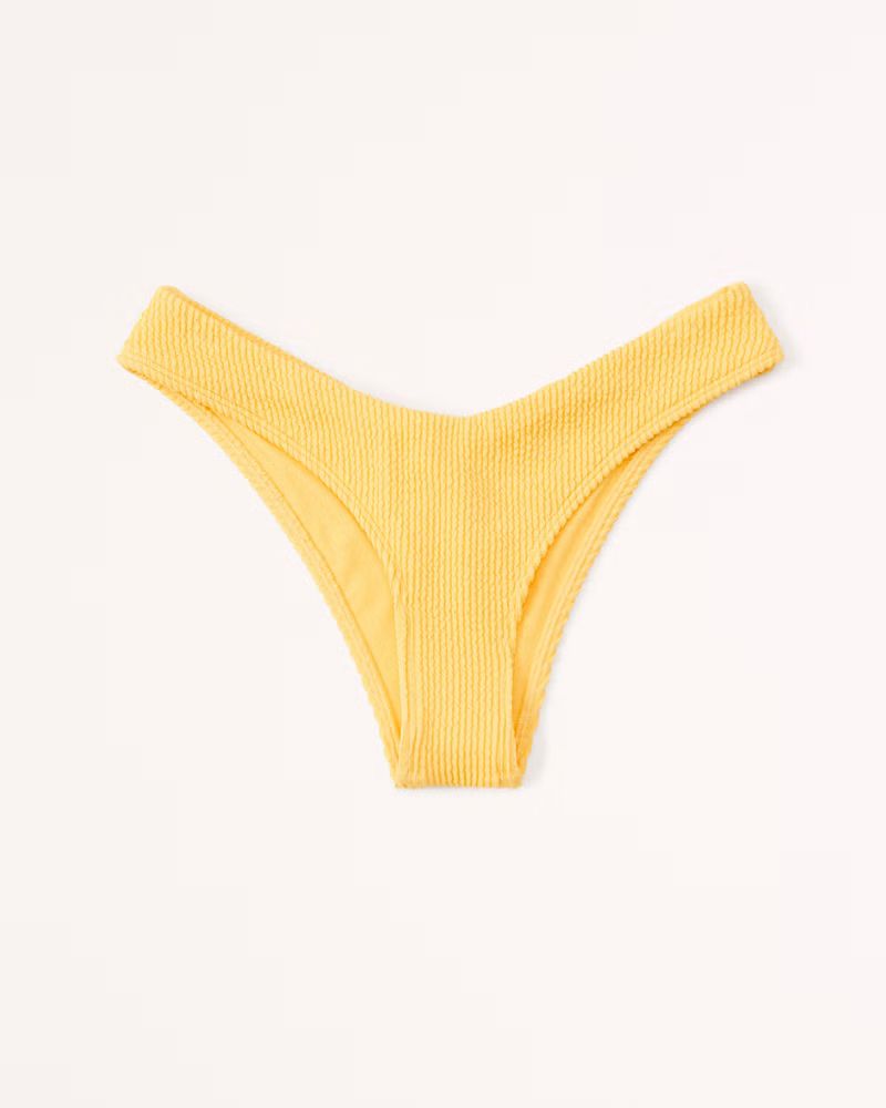 Women's Tall-Side High-Leg Cheeky Bottoms | Women's Swimwear | Abercrombie.com | Abercrombie & Fitch (US)
