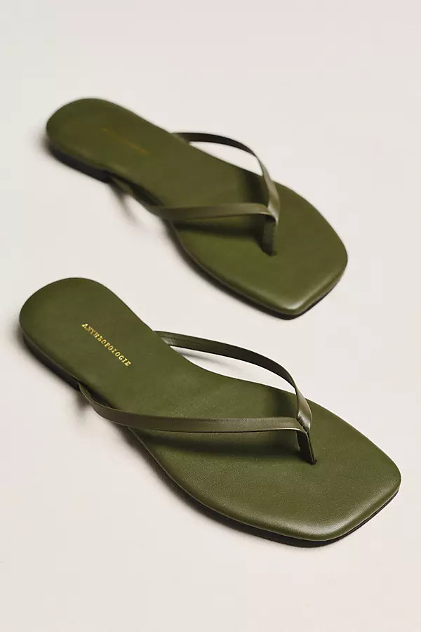 By Anthropologie Square-Toe Thongs | Anthropologie (US)