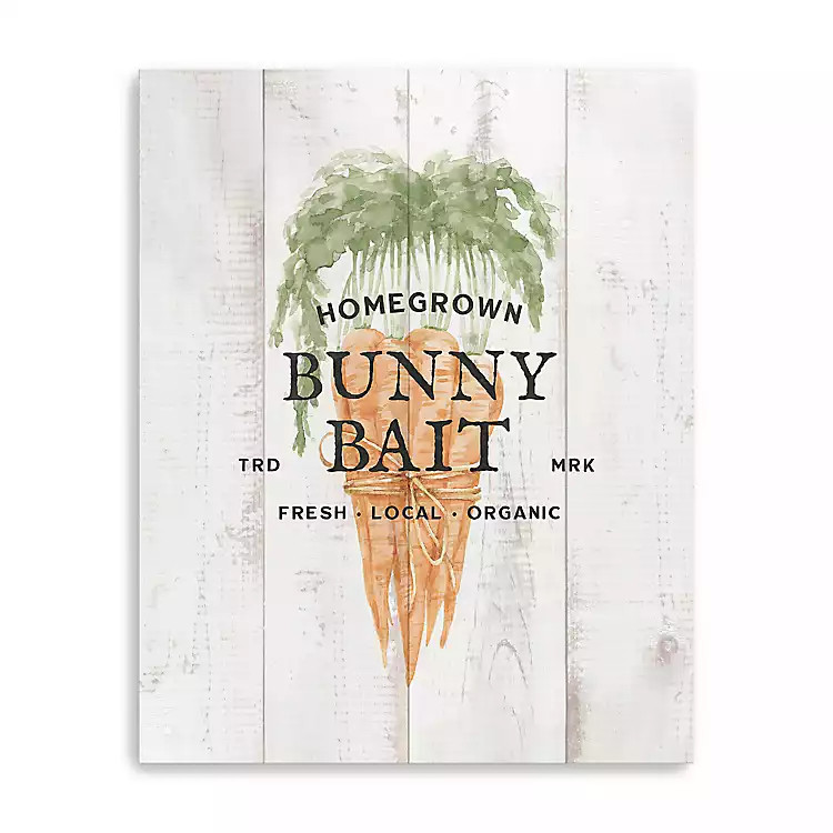 Bunny Bait Carrot Canvas Art Print | Kirkland's Home
