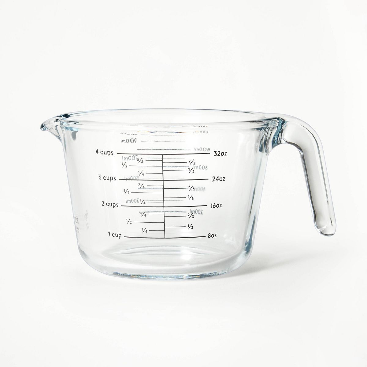 4 Cup Glass Measuring Cup Clear - Figmint™ | Target