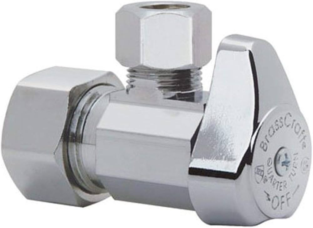 BrassCraft G2CR19X C1 1/2 in. NOM Comp Inlet x 3/8 in. OD Compression Outlet Chrome Plated Brass ... | Amazon (US)