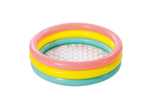 Intex: Inflatable Baby Pool - Sunset Glow - 34"x10", 3 Color Rings, Outdoor & Backyard, Water Splash Kiddie Pool, Soft & Durable, Toddlers-Kids Age 1+ | Amazon (US)
