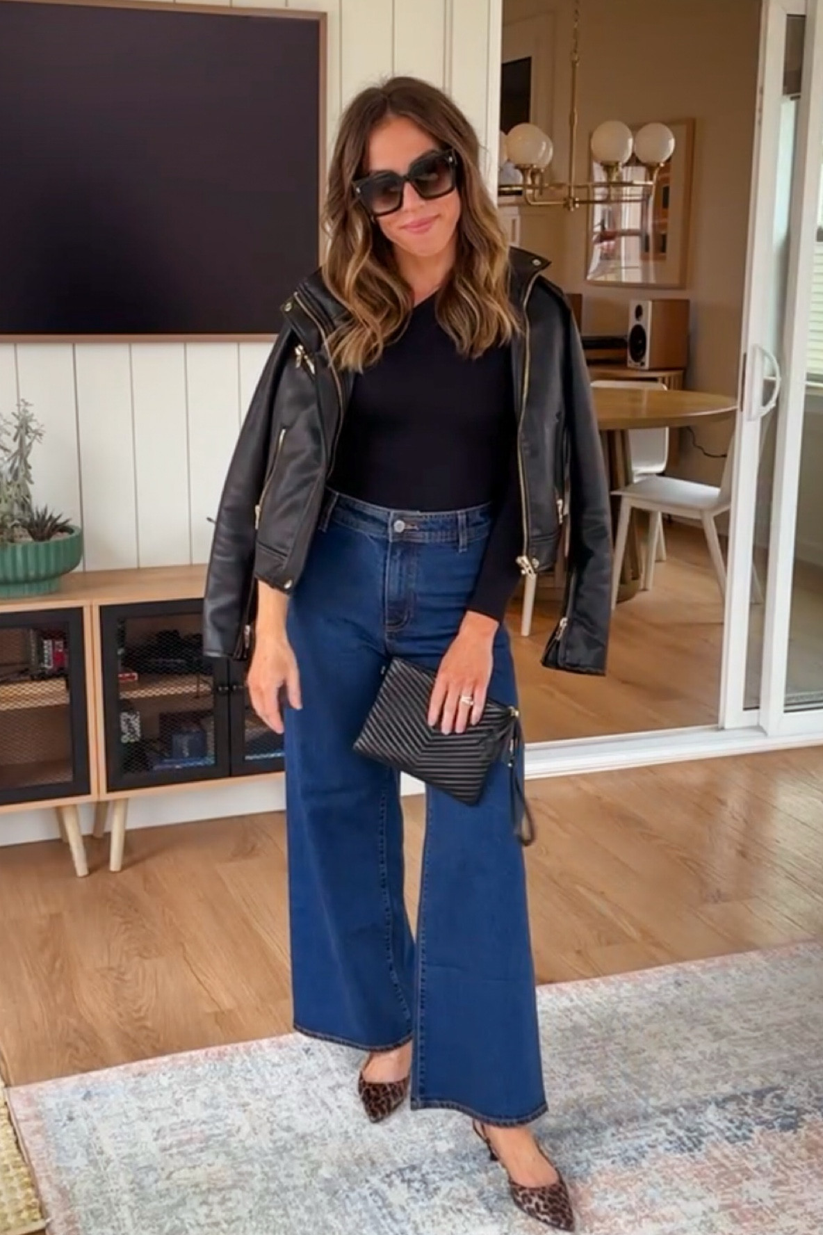Love this look with moto leather jacket and a great pair of jeans from Target! 💕

#LTKStyleTip #LTKOver40 #LTKSeasonal