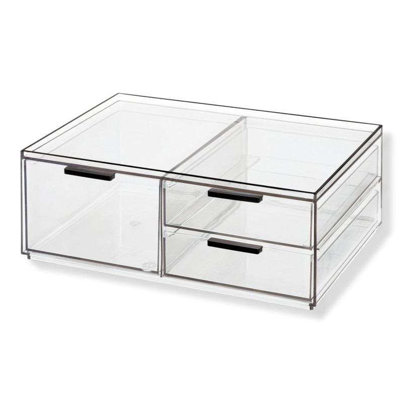 Onyx Wide Cosmetic 3 Drawer Organizer | Ulta