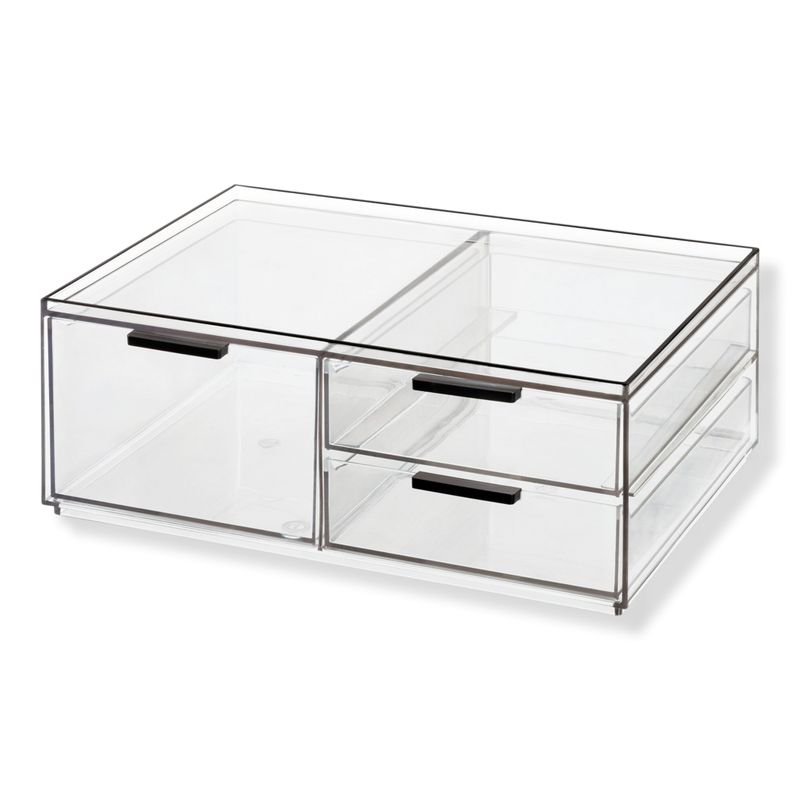 iDesign Onyx Wide Cosmetic 3 Drawer Organizer | Ulta Beauty | Ulta