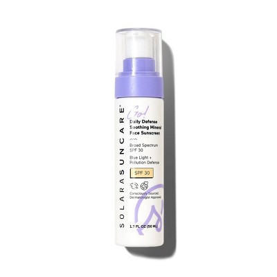 Solara Suncare Go! Daily Defense Soothing Mineral Face Sunscreen - SPF 30 - 1.7 fl oz: Paraben-Free, Oil-Free, Vegan, Lotion | Target