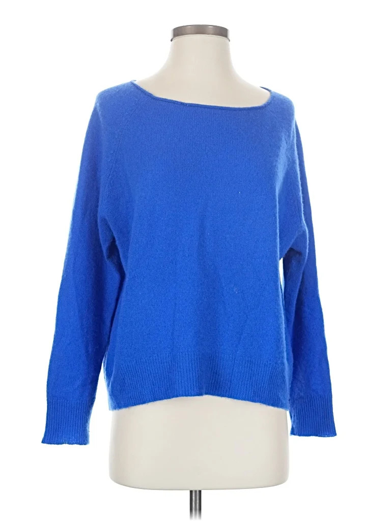 360 Cashmere 100% Cashmere Blue Cashmere Pullover Sweater Size XS - 83% off | ThredUp (US)