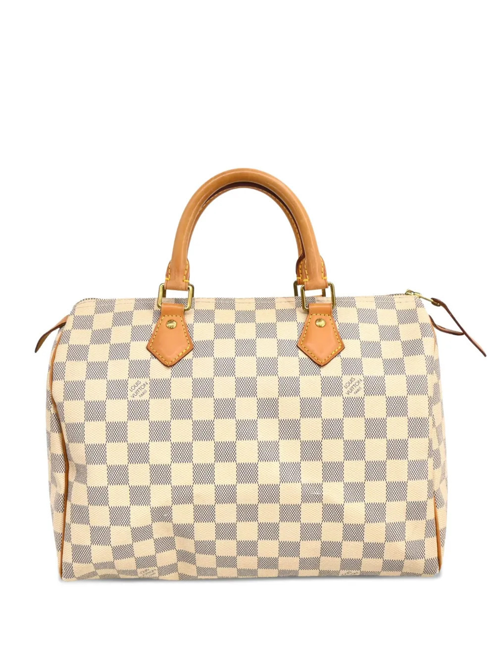 Louis Vuitton Pre-Owned 2014 Damier Azur Speedy 30 handbag - Neutrals | Farfetch Global