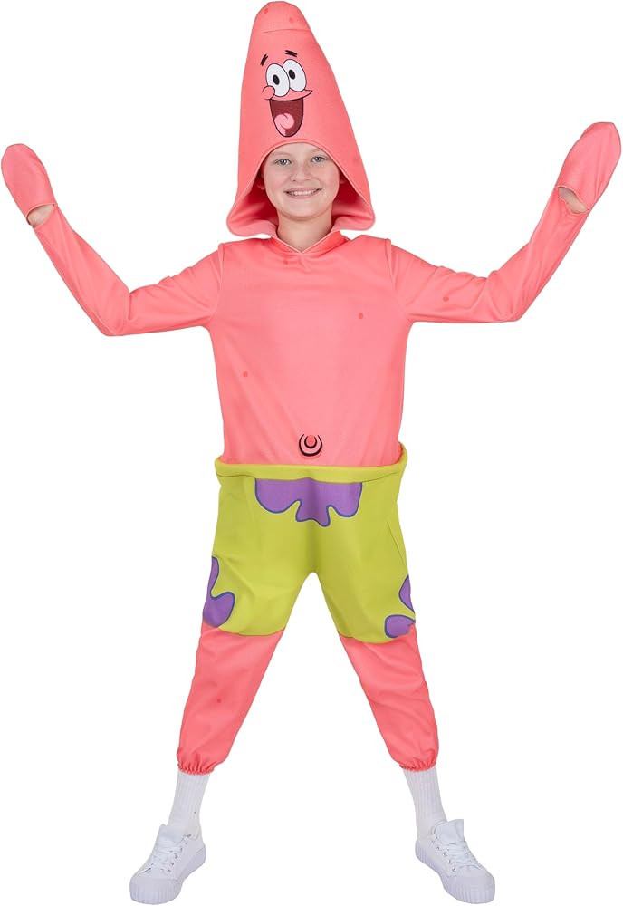 SpongeBob SquarePants Patrick Official Youth Onesie Halloween Costume - Premium Quality Onesie Ju... | Amazon (US)
