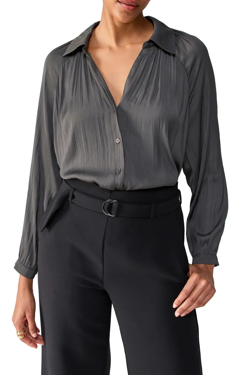 Oversize Sateen Shirt | Nordstrom