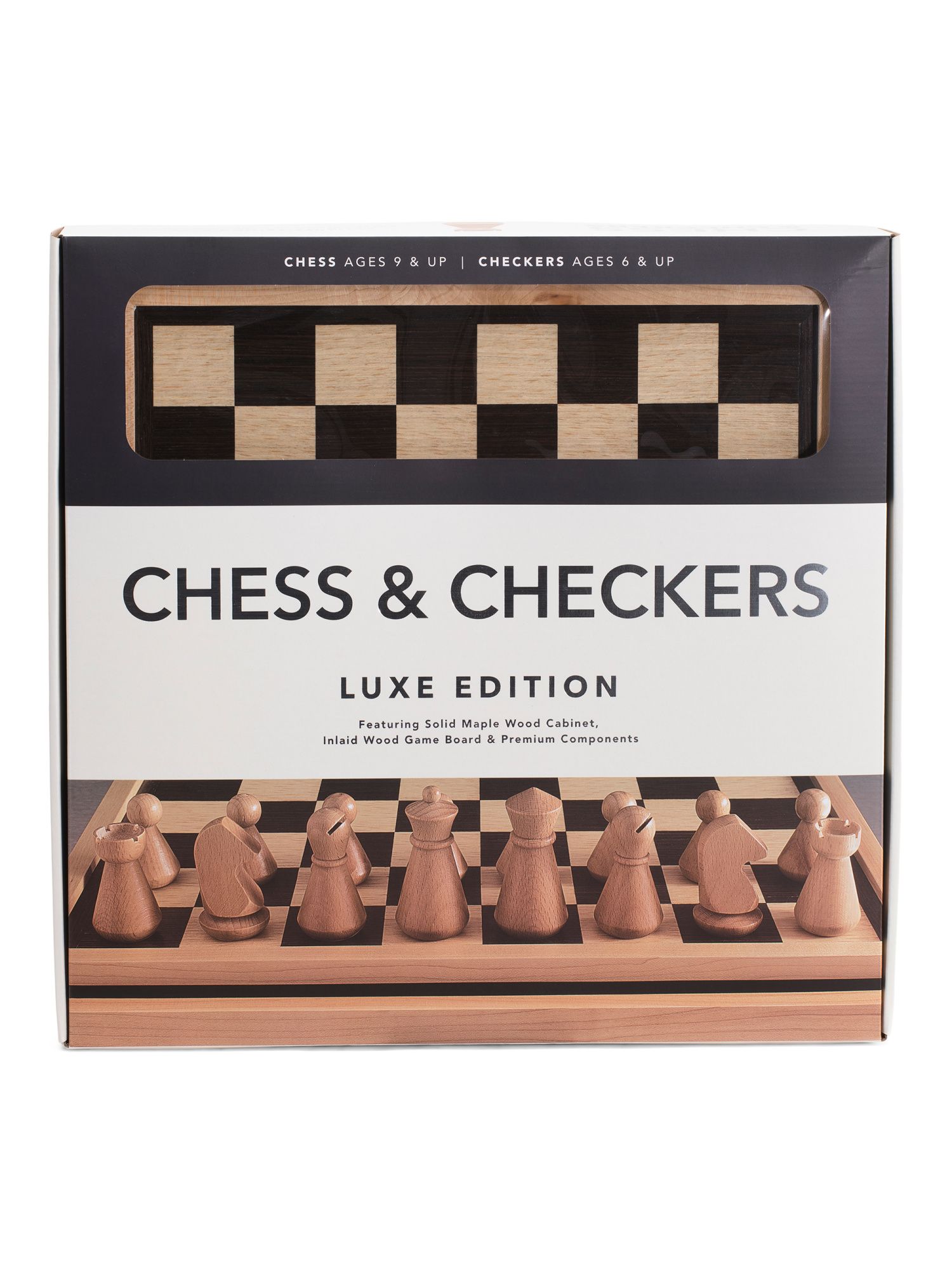 Luxe Edition Chess And Checkers Set | TJ Maxx