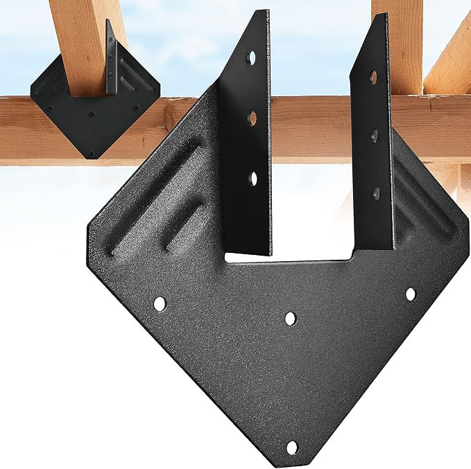18-Gauge Hurricane Tie,Hot Dip Galvanized Joist Hangers,Hurricane Straps, for Rafter, Roofing Tru... | Amazon (US)