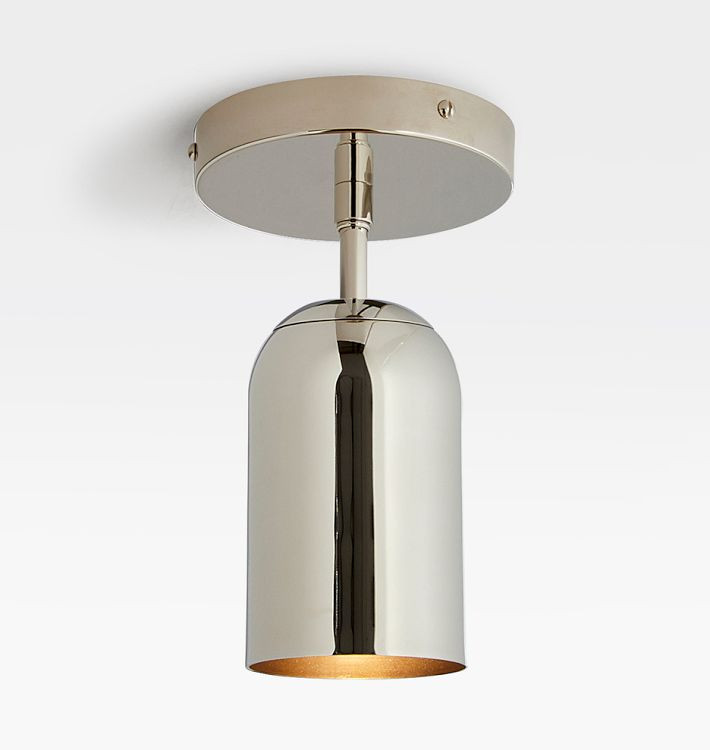 Paige 3-1/4" Articulating Dome Cylinder Semi-Flush Mount | Rejuvenation