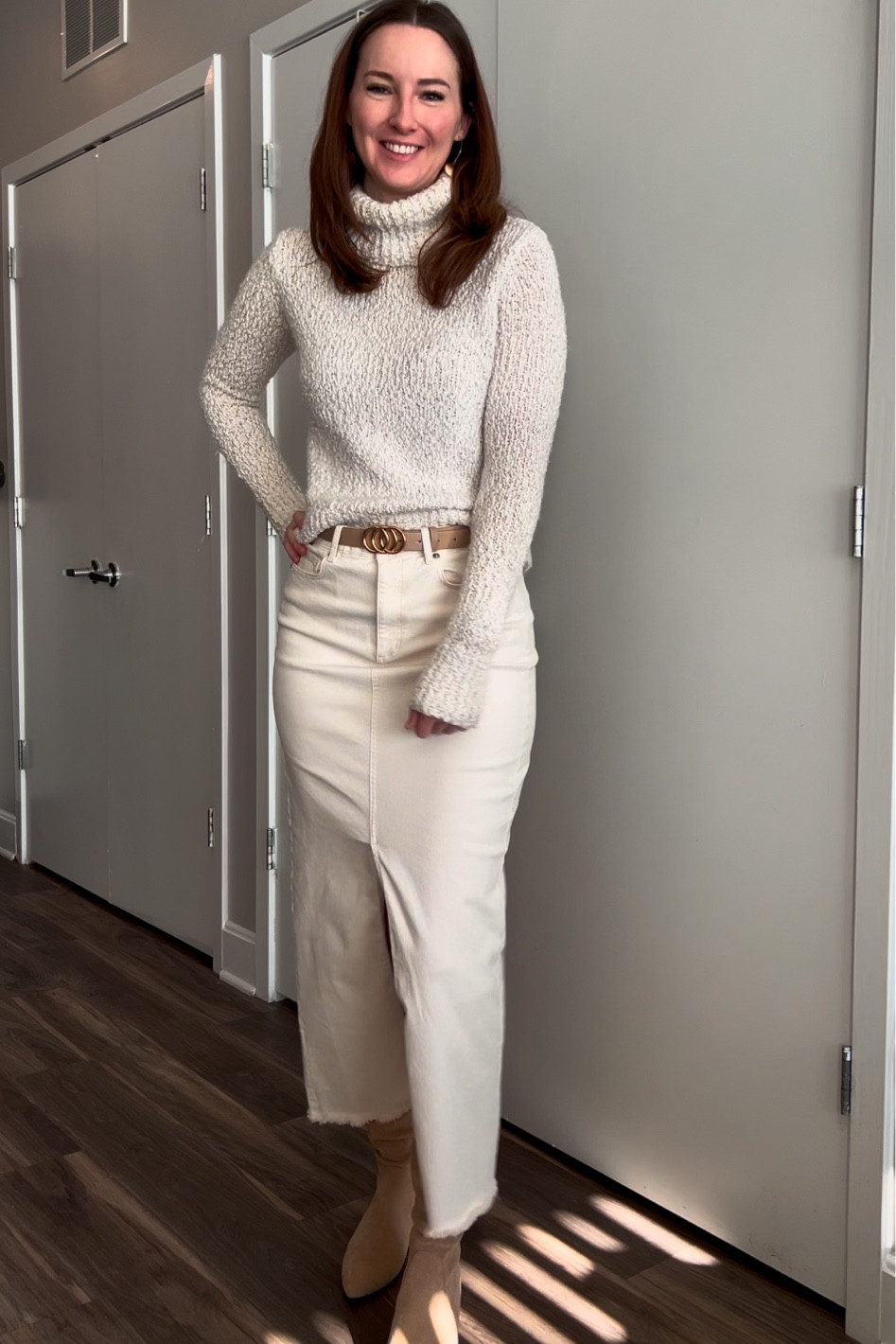 I love a monochromatic look 😍 this cream skirt is so versatile & currently 60% off! 

#tznius #modestfashion #tsnioutfashion #modestfashionista #tzniut #skirtgirl #tzniutforyou #modestclothing 

#LTKFindsUnder50 #LTKStyleTip #LTKSaleAlert