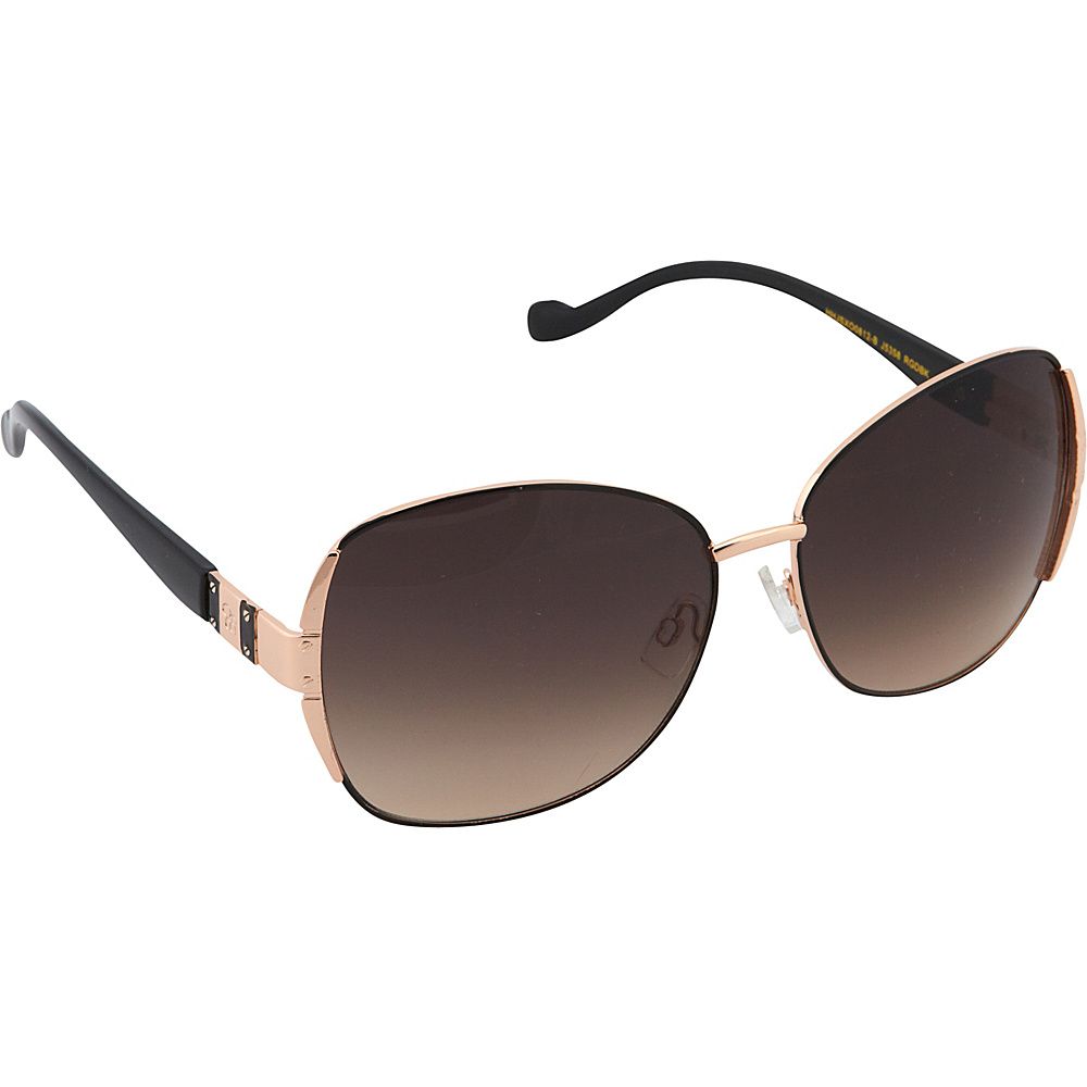Jessica Simpson Sunwear Oversized Sunglasses Rose Gold Black - Jessica Simpson Sunwear Sunglasses | eBags