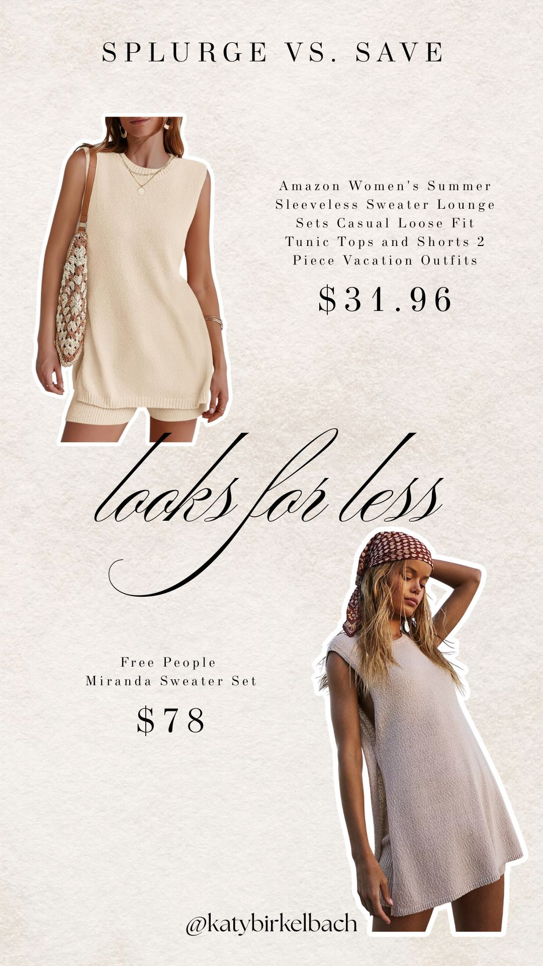 Get the look for less!

2 piece set, trending, amazon, free people 

 #LTKSaleAlert #LTKFindsUnder50 #LTKStyleTip