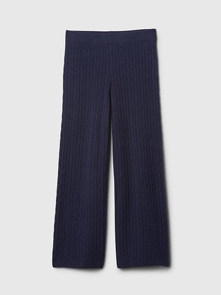 CashSoft Cable-Knit Sweater Pants | Gap (US)