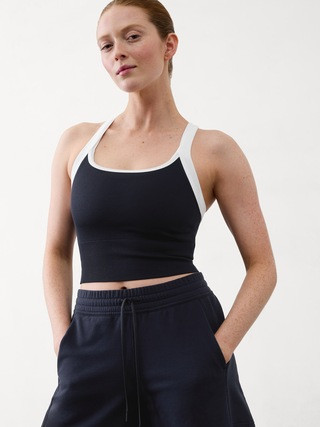 Aurora Seamless Crop Rib Strappy Tank | Athleta