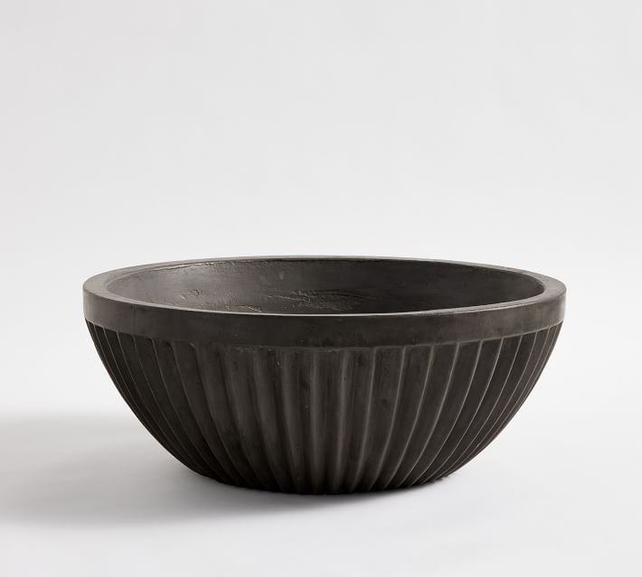 Concrete Fluted Planters | Pottery Barn (US)