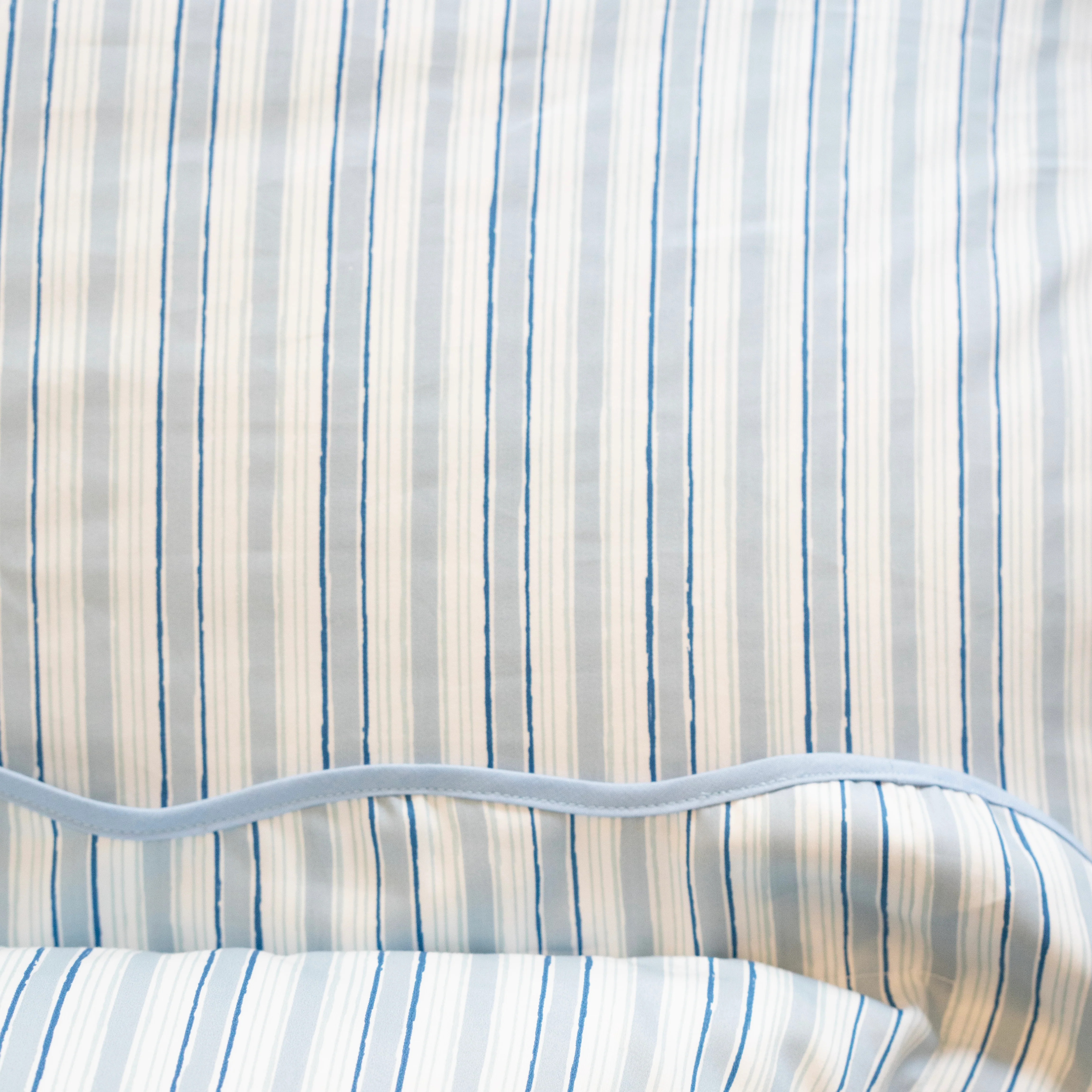 Martha Blue Crib Sheet | Biscuit Home