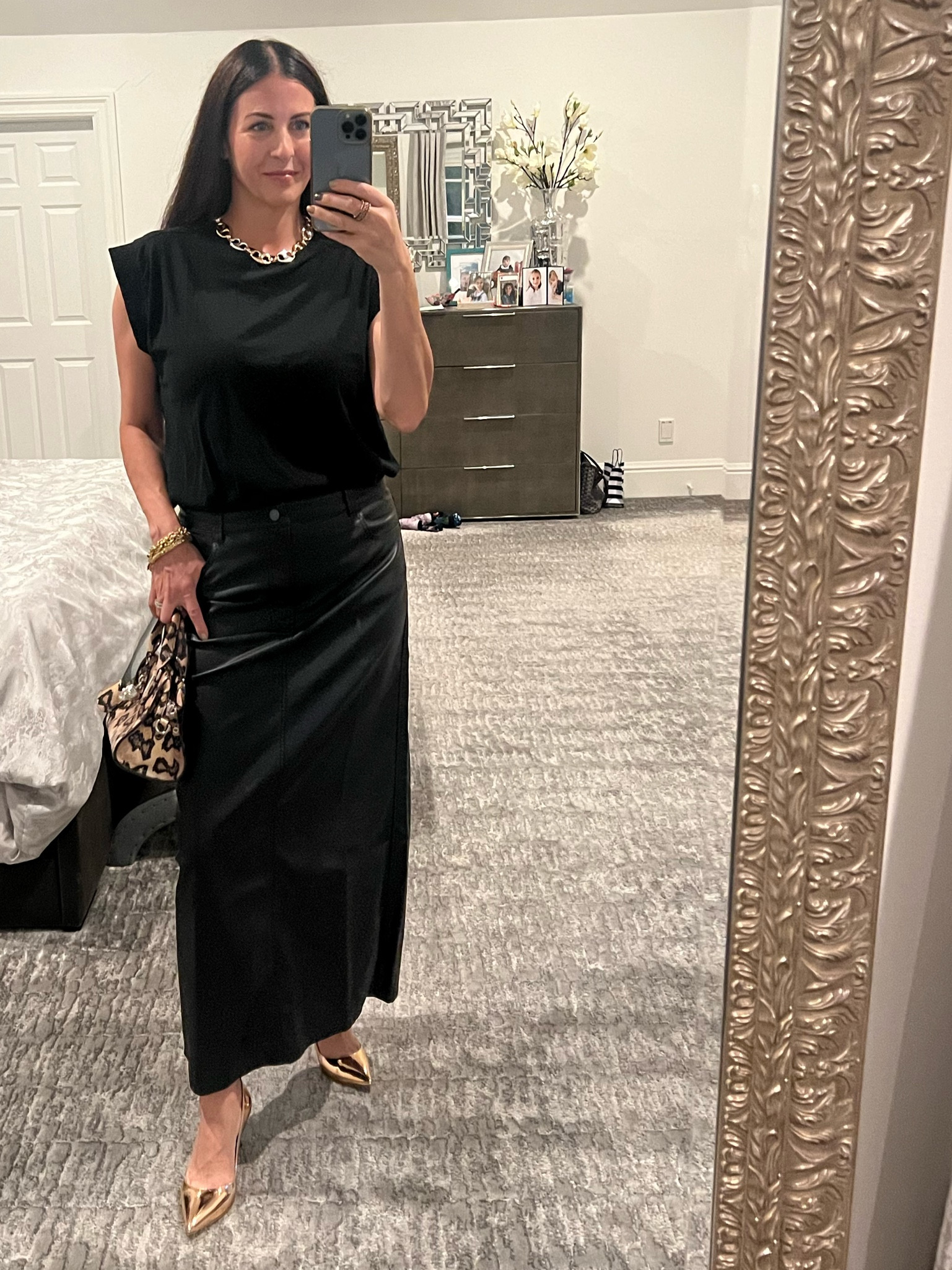 Vegan leather maxi!

#LTKFind 

#LTKSeasonal #LTKstyletip