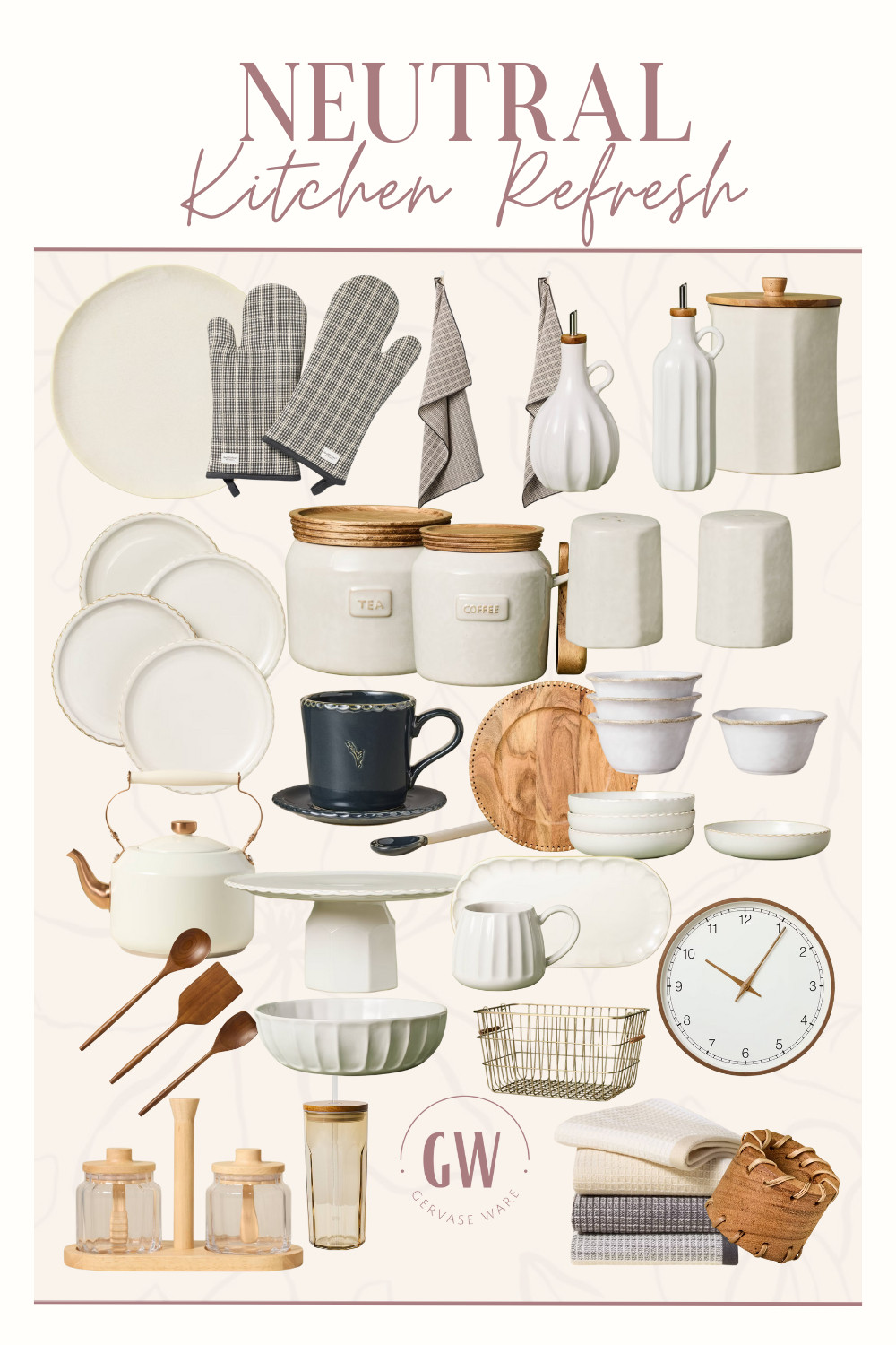 Neutral kitchen refresh inspo 🤍✨ Simple, stylish, and serene.

#KitchenRefresh #NeutralHome #HomeStyle 

 #LTKmomlife #LTKHome #LTKBeauty