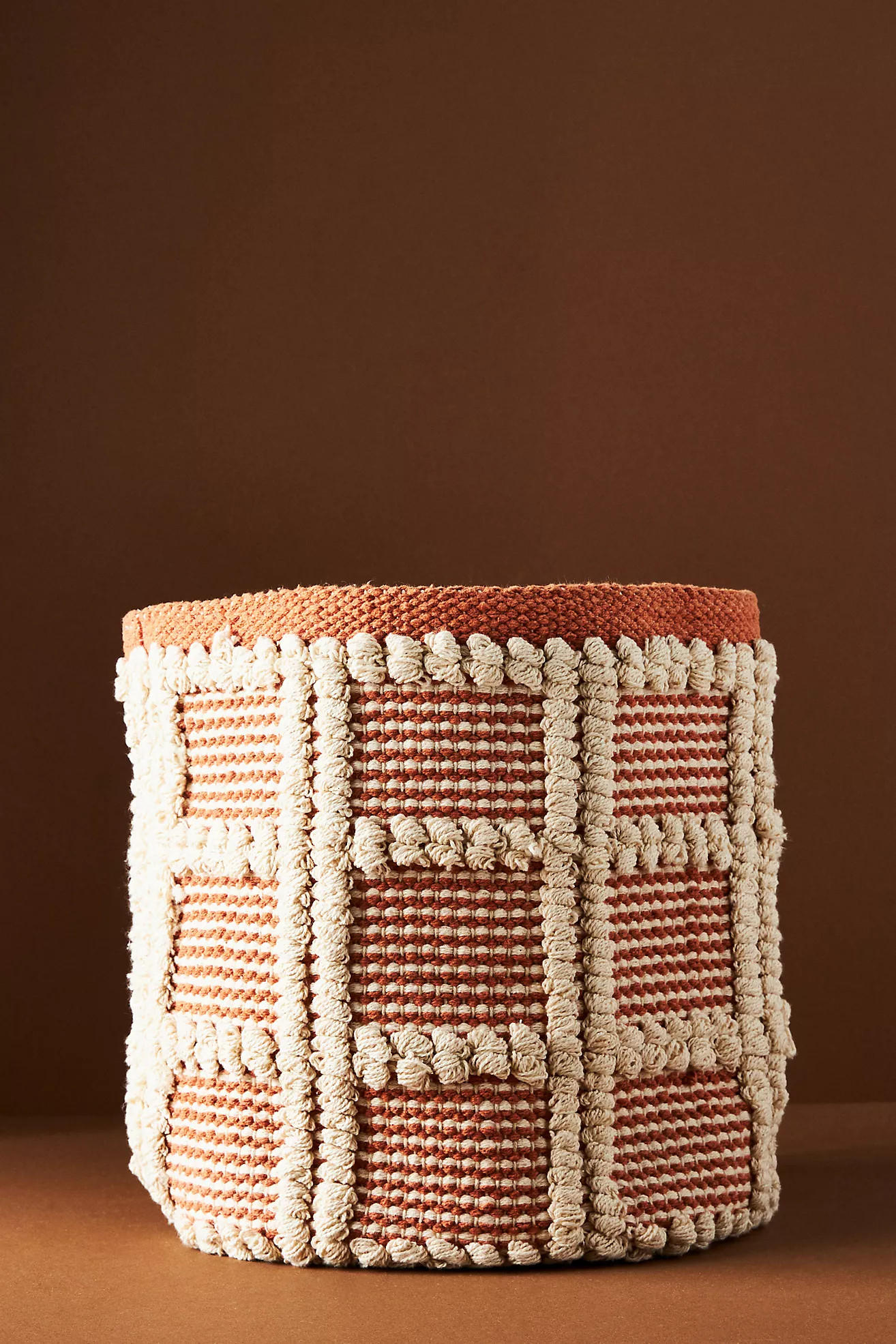 Checkered Rug Basket | Anthropologie (US)