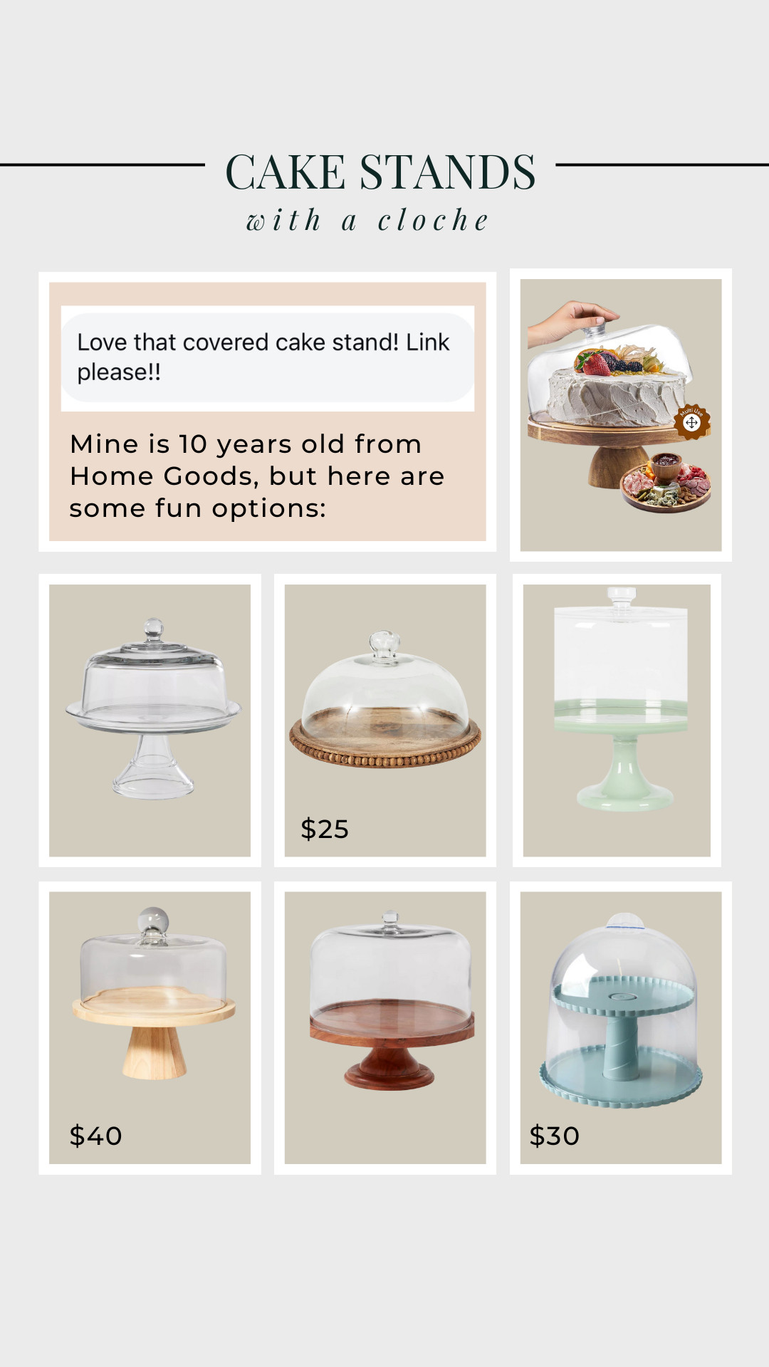 I love having a simple piece to store and display yummy treats on my counter! 

 

 #LTKHome #LTKFamily