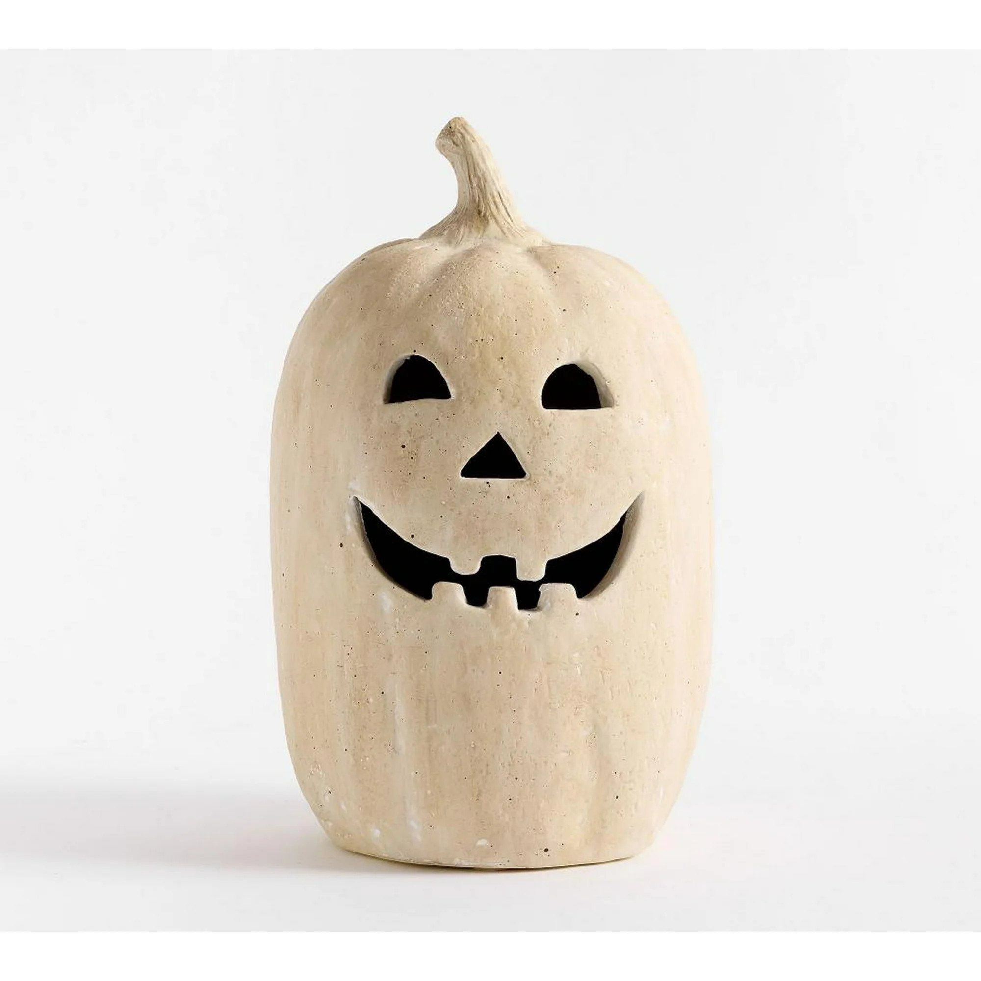 Pottery Barn Fall Decor Jack O' Lantern - Handmade Terracotta Pumpkin Outdoor Indoor Halloween De... | Walmart (US)