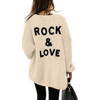 PRETTYGARDEN Women's Long Sleeve Open Front Knit Cardigans Sweaters Soft Loose Draped Coat Outerw... | Amazon (US)