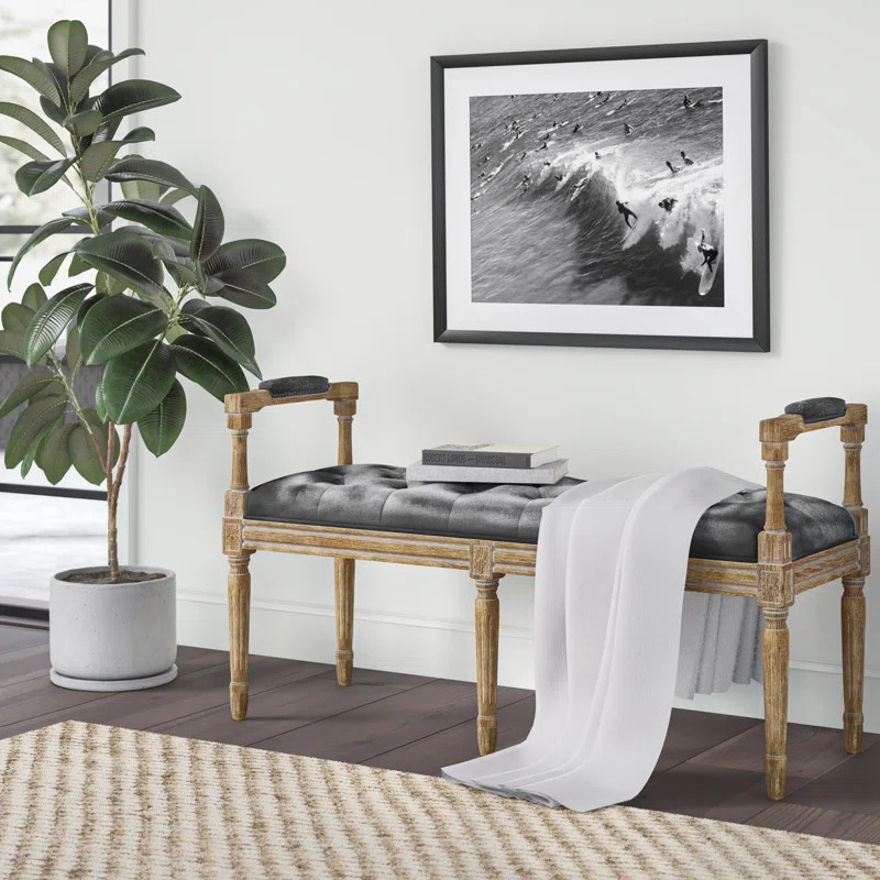Mcateer Upholstered Bench | Wayfair North America